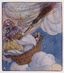 Kinderreim: Es war eine alte Frau