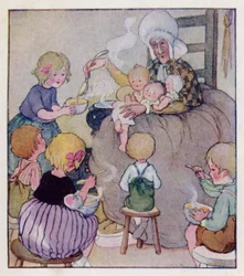 Kinderreim: Es war eine alte Frau, die in einem Schuh lebte