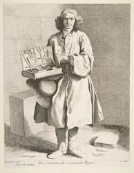 Händler von Messern, Scheren und Kämmen