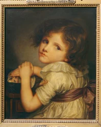 Das Kind mit einer Puppe