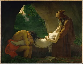 Atala am Grab, auch bekannt als die Beerdigung von Atala