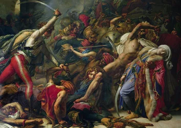 Der Aufstand in Kairo, 21. Oktober 1798, 1810 (Detail von 91913)