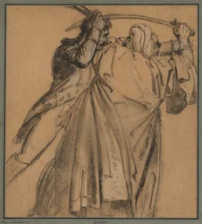 Zwei Araber, für Der Aufstand von Kairo