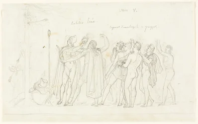 Das Bogenschießen, aus der Aeneis, Buch V
