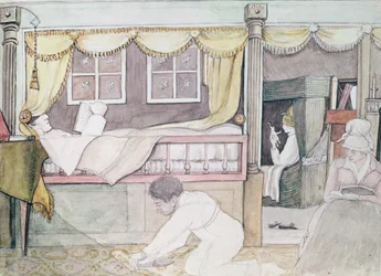 Die de Neuville-Kabine auf der Eurydice, 1816