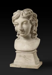 Büstenporträt von Prinz Henry Lubomirski in der Rolle des Bacchus, ca. 1787