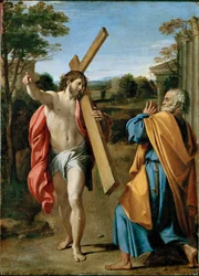 Christus erscheint dem heiligen Petrus auf der Via Appia