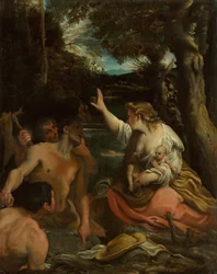 Latona und die lykischen Bauern Latona schützt ihre Kinder, 1585