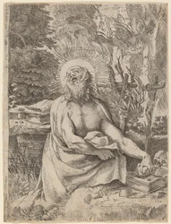 Heiliger Hieronymus in der Wildnis
