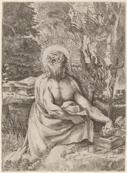Heiliger Hieronymus in der Wildnis