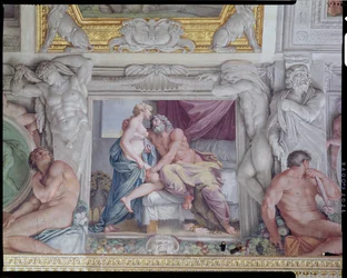 Die Galleria di Carracci (Detail von Jupiter und Juno)