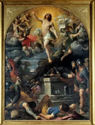 Die Auferstehung Christi. Gemälde von Annibal Carracci genannt Carrache
