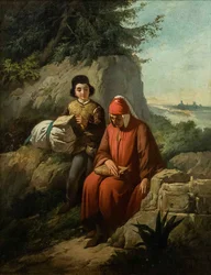 Dante im Exil, 1854
