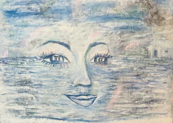 Träumendes Wasser Gesicht