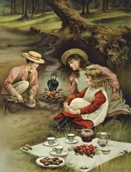 Das Picknick der Kinder