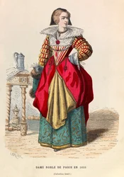 Eine Edeldame von Paris 1633
