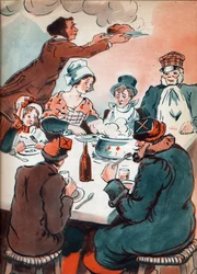 Anonyme Illustration für „Les deux Nigauds“ von der Gräfin von Segur, 20. Jahrhundert