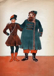 Anonyme Illustration für „Les deux Nigauds“ von der Gräfin von Segur, 20. Jahrhundert