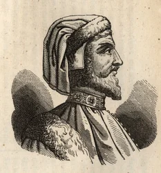 Azzon Visconti - Azzone Visconti - 1302-1339 - Gravur
