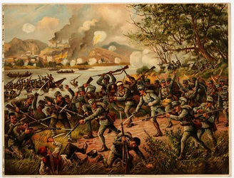 Schlacht an der Drina (Bosnien, Serbien) 1914 - Anonym - 1914