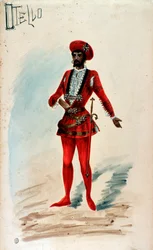 Kostüm für Otello in der Oper von Giuseppe Verdi
