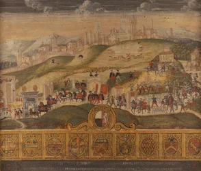 Herzog Cosimo I. de Medici kommt in Siena an