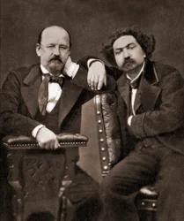 Émile Erckmann (1822-1899) und Alexandre Chatrian (1826-1890)