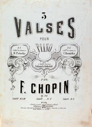 Frontispiz der Partitur für 