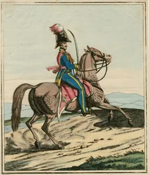 General Jozef Dwernicki (1779-1857), polnischer General, der am Novemberaufstand oder Polnisch-Russischen Krieg von 1830-1831 teilnahm