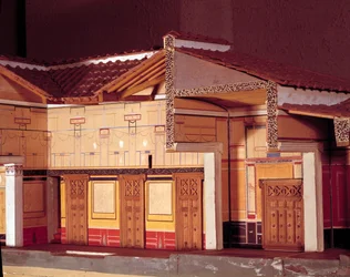 Miniatur des Hauses des tragischen Dichters in Pompeji