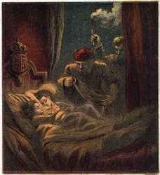 Mord an den Kindern von Eduard IV. von England (1442-1483) im Jahr 1483: Eduard V. (1470-1483), König von England und Richard Herzog von York (oder Richard von Shrewsbury)