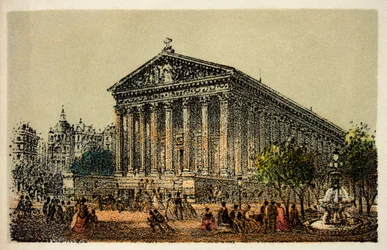 Paris 1874: Kirche La Madeleine