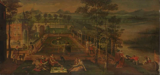 Vergnügungsgarten, um 1590