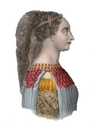 Porträt von Isotta degli Atti - Italienische Renaissancefrau - 1433-1474