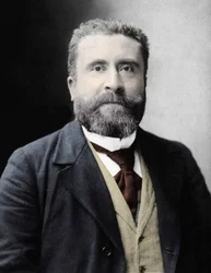 Porträt von Jean Jaurès (1859-1914) französischer sozialistischer Abgeordneter.