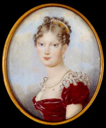 Porträt der Kaiserin Marie-Louise (Marie Louise von Habsburg-Lothringen)