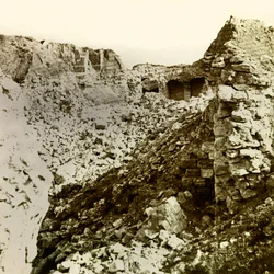 Stereoskopische Glasplatte über den Ersten Weltkrieg