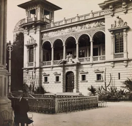 Weltausstellung 1900 - Exposition Universelle de 1900 in Paris: Der Pavillon von Monaco. Private Sammlung