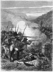 Vendée-Kriege (1793-1796): Schlacht von Torfou (Schlacht von Tiffauges), Sieg der Vendée-Truppen gegen die von Kleber am 19. September