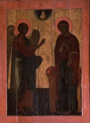 Die Verkündigung von Ustyug, zweite Hälfte des 16. Jahrhunderts