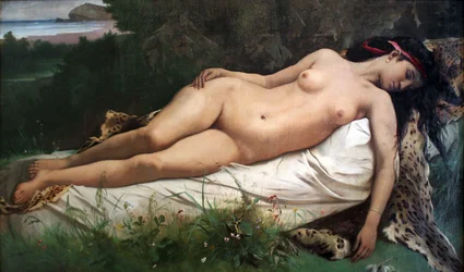 Ruhende Nymphe
