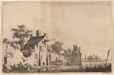 Abfahrt von zwei Fischern