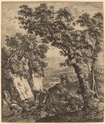 Landschaft mit Tobias und dem Engel