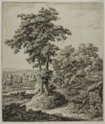 Der untreue Prophet von Juda, aus Sechs große aufrechte Landschaften mit Szenen aus dem Alten Testament