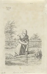 Waschende Frau aus Hennegau