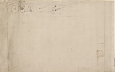 Panorama von London, gesehen von Southwark: Lambeth, 1554