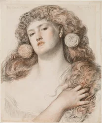 Rote Rose und Weiße, 1867