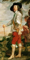 Karl I. bei der Jagd