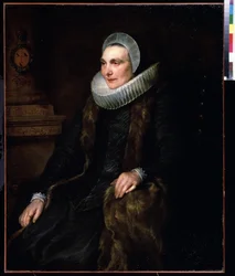 Porträt von Maria Bosschaert (1605-1664). Gemälde von Antoine van Dyck (1599-1641)