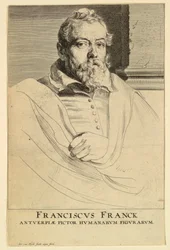 Porträt von Frans Francken, aus den Icones Principum Virorum